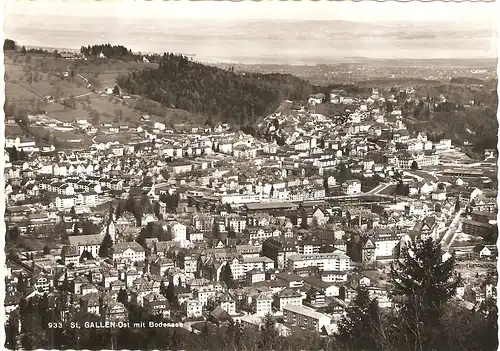 Ansichtskarte St. Gallen-Ost Bodensee, nicht gelaufen