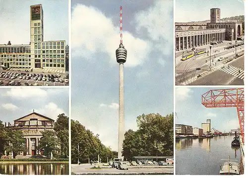 Ansichtskarte Stuttgart nicht gelaufen