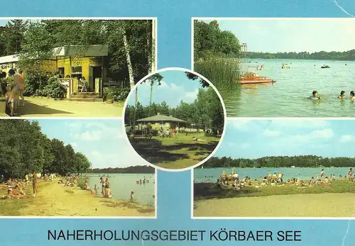 Ansichtskarte Körbaer See (Körba)  - gelaufen