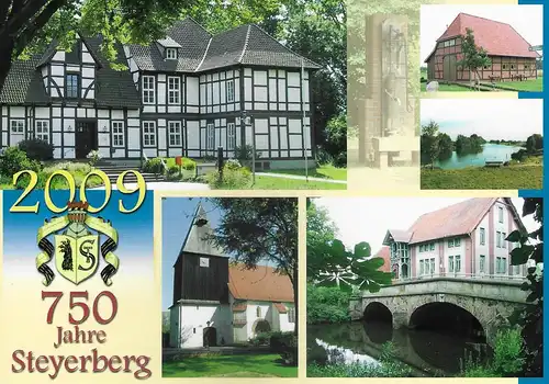 Ansichtskarte 750 Jahre Steyerberg  - gelaufen
