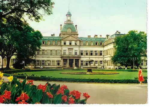 Ansichtskarte Hanau am Main - Schloss Philippsruhe - gelaufen ca. 1963