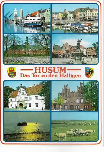 Ansichtskarte Husum / Nordsee - nicht gelaufen 