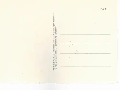 Ansichtskarte Hausach Kinzigtal - nicht gelaufen ca. 1991