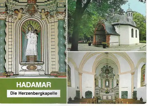 Ansichtskarte Hadamar Die Herzenbergkapelle - nicht gelaufen ca. 1985