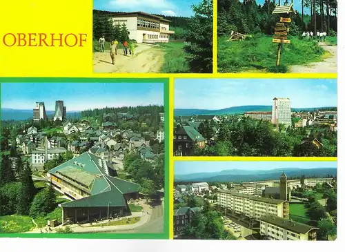 Ansichtskarte Oberhof (Kr. Suhl) 1979, nicht gelaufen