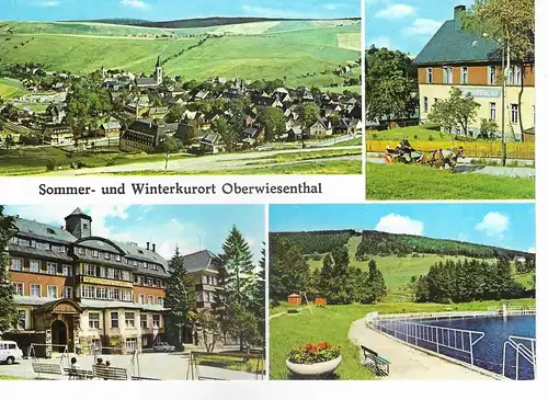 Ansichtskarte Sommer- und Winterkurort Oberwiesenthal ca. 1978, nicht gelaufen