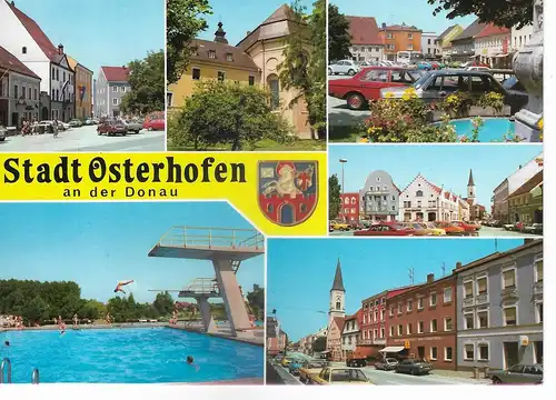 Ansichtskarte Stadt Osterhofen an der Donau - nicht gelaufen