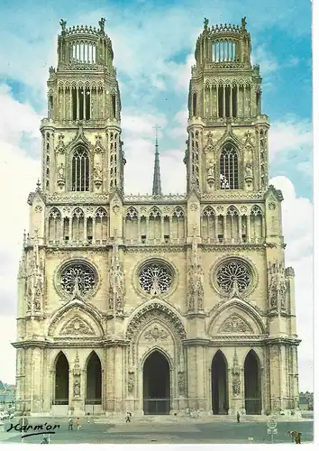 Ansichtskarte Orleans (Loiret) La Cathédrale Sainte Croix - nicht gelaufen