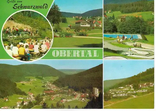 Ansichtskarte Luftkurort Obertal im Schwarzwald nicht gelaufen 
