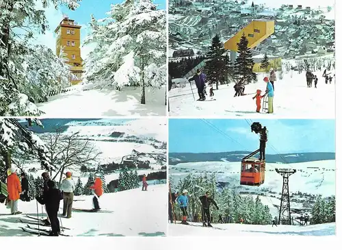 Ansichtskarte Sommer- und Winterkurort Oberwiesenthal 1979, nicht gelaufen