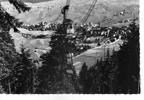 Ansichtskarte Kurort Oberwiesenthal Fichtelberg-Schwebebahn ca. 1959, nicht gelaufen