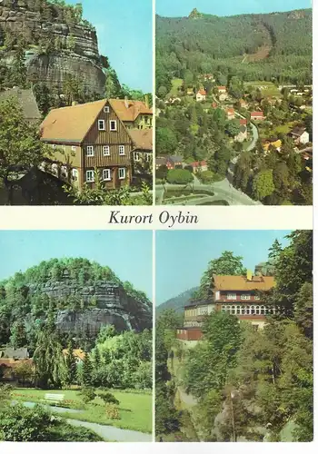 Ansichtskarte Kurort Oybin, nicht gelaufen ca. 1980