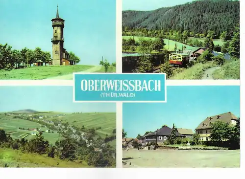 Ansichtskarte Oberweissbach - nicht gelaufen ca. 1967