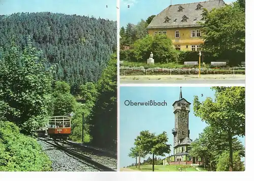Ansichtskarte Oberweißbach - nicht gelaufen ca. 1969