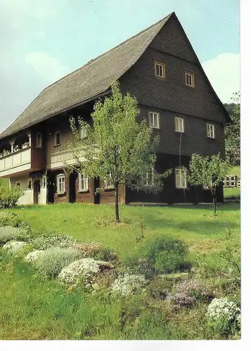 Ansichtskarte Oberlausitzer Umgebindehaus - nicht gelaufen ca. 1984