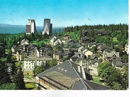 Ansichtskarte Oberhof (Kr. Suhl), gelaufen ca. 1985