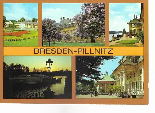 Ansichtskarte Dresden-Pillnitz - nicht gelaufen 1982