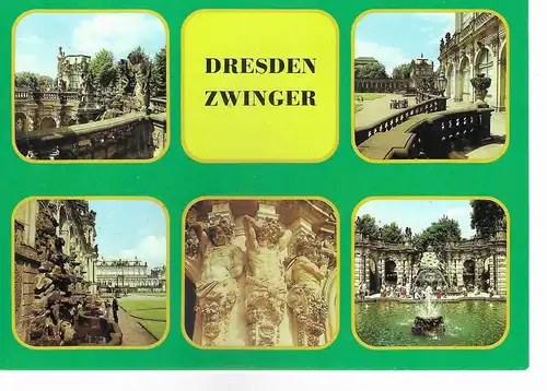 Ansichtskarte Dresden Zwinger - nicht gelaufen 