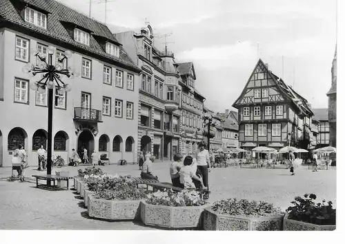 Ansichtskarte Quedlinburg Markt - nicht gelaufen ca. 1980