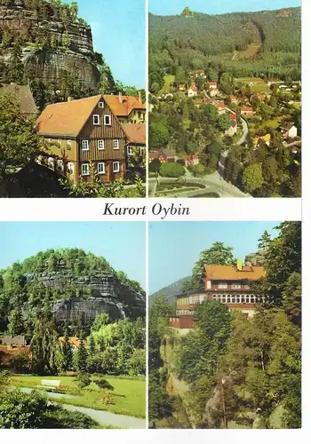 Ansichtskarte Kurort Oybin, nicht gelaufen ca. 1979