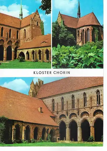 Ansichtskarte Kloster Chorin - gelaufen 1977