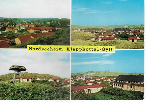 Ansichtskarte Nordseeheim Klapphottal / Sylt - nicht gelaufen