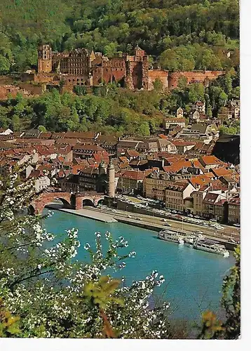 Ansichtskarte Heidelberg  - gelaufen 1978