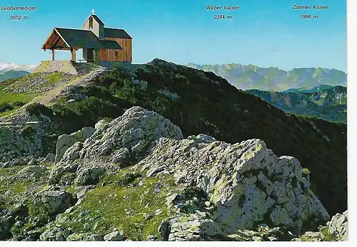 Ansichtskarte Taborkapelle auf dem Hochfelln - nicht gelaufen