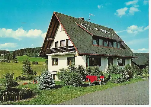 Ansichtskarte Ferienhaus Sonnenau Hinterzarten - nicht gelaufen 