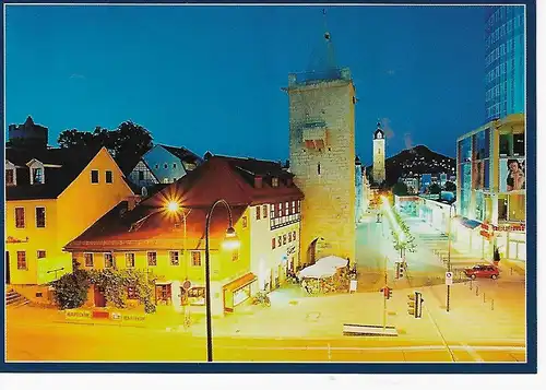 Ansichtskarte Jena Johannistor mit Blick zur Stadtkirche - nicht gelaufen ca. 2013