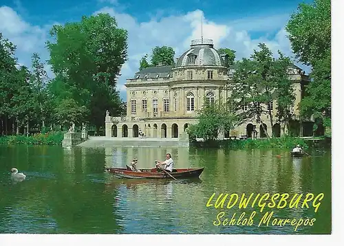 Ansichtskarte Ludwigsburg Schloss Monrepos - nicht gelaufen 