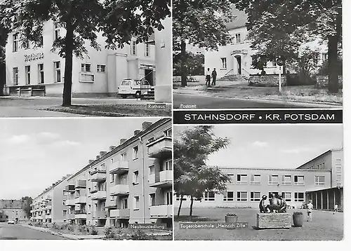 Ansichtskarte Stahnsdorf Kr. Potsdam - gelaufen 1989