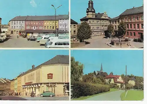 Ansichtskarte Schleiz (Thür.) Stadt des Dreieck-Rennens, gelaufen 1972
