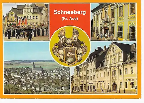 Ansichtskarte Schneeberg (Kr. Aue) - nicht gelaufen