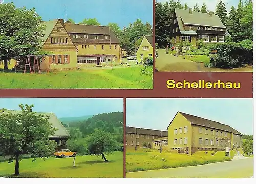 Ansichtskarte Schellerhau (Kr. Dippoldiswalde) - gelaufen 1989