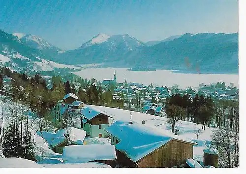 Ansichtskarte Höhenluftkurort und Wintersportplatz Schliersee - gelaufen ca. 1994