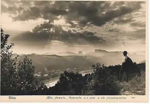 Ansichtskarte Sächs. Schweiz - nicht gelaufen 