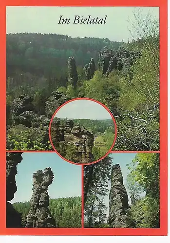 Ansichtskarte Sächsische Schweiz Im Bieletal - nicht gelaufen 