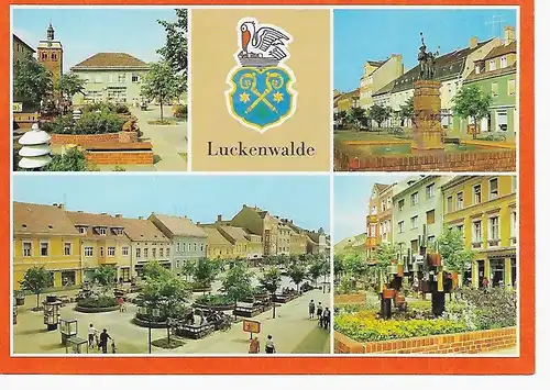 Ansichtskarte Luckenwalde - nicht gelaufen ca. 1989