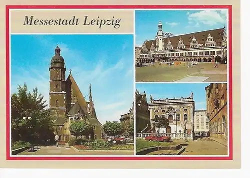 Ansichtskarte Messestadt Leipzig - nicht gelaufen