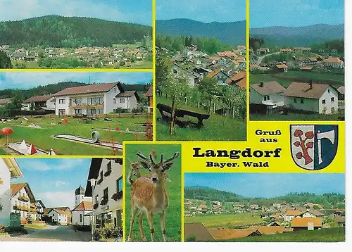 Ansichtskarte Langdorf Bayrischer Wald - nicht gelaufen