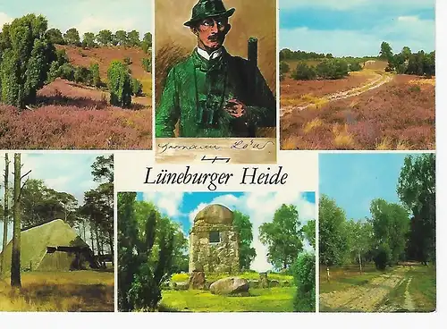 Ansichtskarte Lüneburger Heide - ungelaufen
