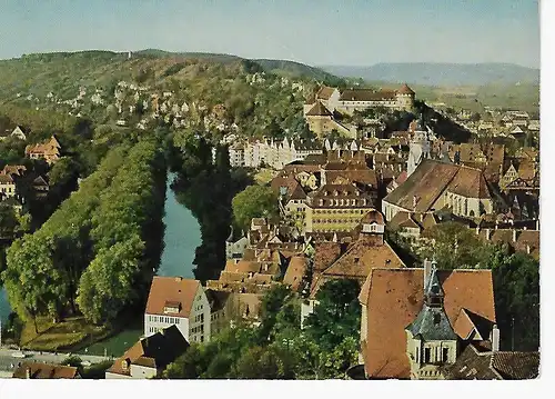 Ansichtskarte Universitätsstadt Tübingen von Osten - nicht gelaufen 