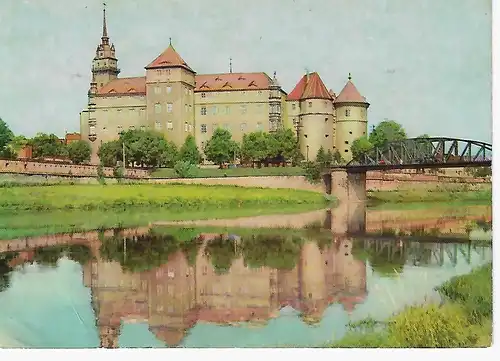 Ansichtskarte Torgau Schloß Hartenfels gelaufen 