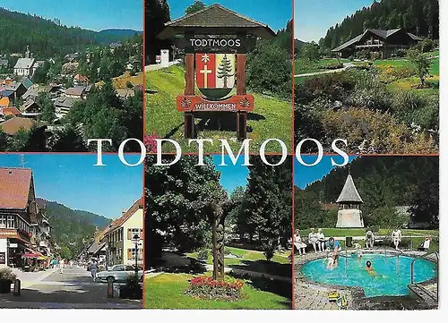 Ansichtskarte Todtmoos  - gelaufen 1986