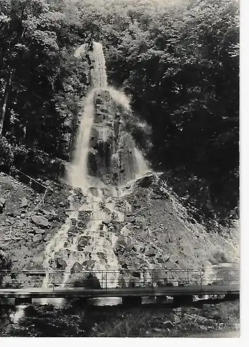 Ansichtskarte Trusetal (Kr. Schmalkalden) - Trusetaler Wasserfall, nicht gelaufen 