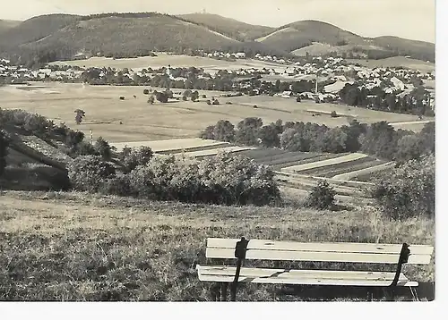 Ansichtskarte Tabarz (Thüringer Wald) - Blick von Deysingslust, gelaufen 1972