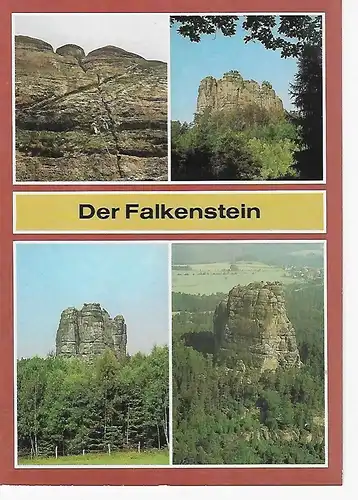 Ansichtskarte Sächsische Schweiz Der Falkenstein - nicht gelaufen