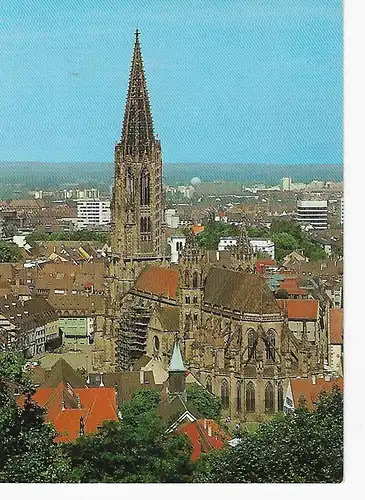 Ansichtskarte Freiburg - nicht gelaufen 