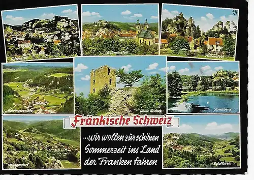 Ansichtskarte Fränkische Schweiz, nicht gelaufen